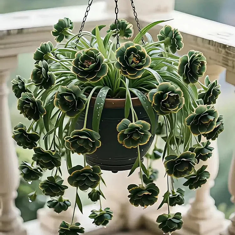 Sementes/Bulbos de Planta-Aranha Grand Bloom 💐 A Obra-Prima Suspensa da Natureza em Cor e Graça
