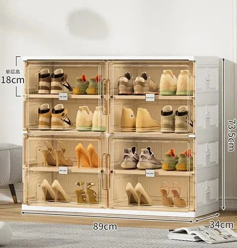 Empilhador de sapatos inteligente