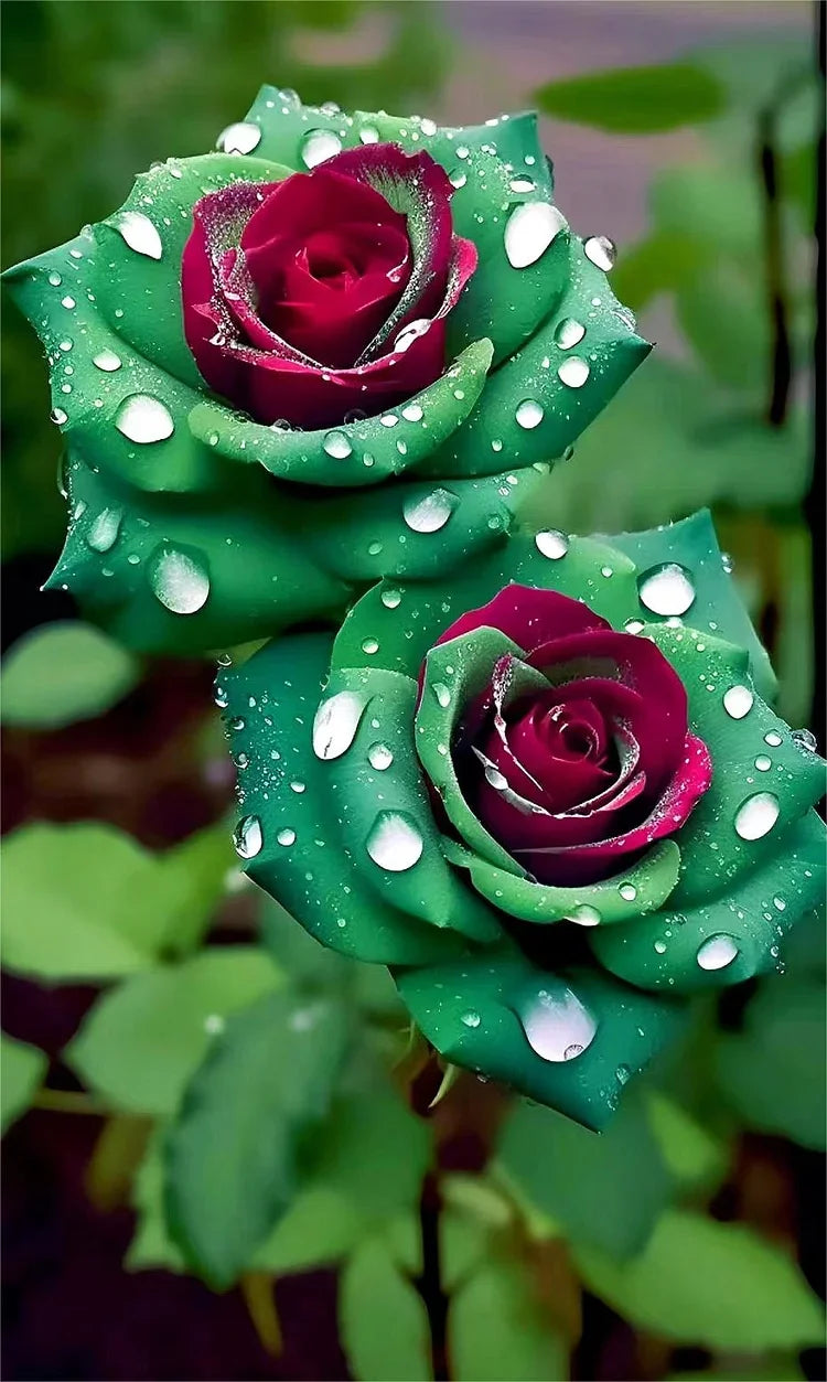 💙Sementes de Rosa Encantadora Azul✨