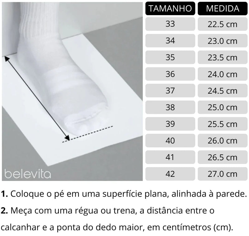 Sapatilha Ortopédica de Couro (LANÇAMENTO DE 2024) - Elegancia Santa